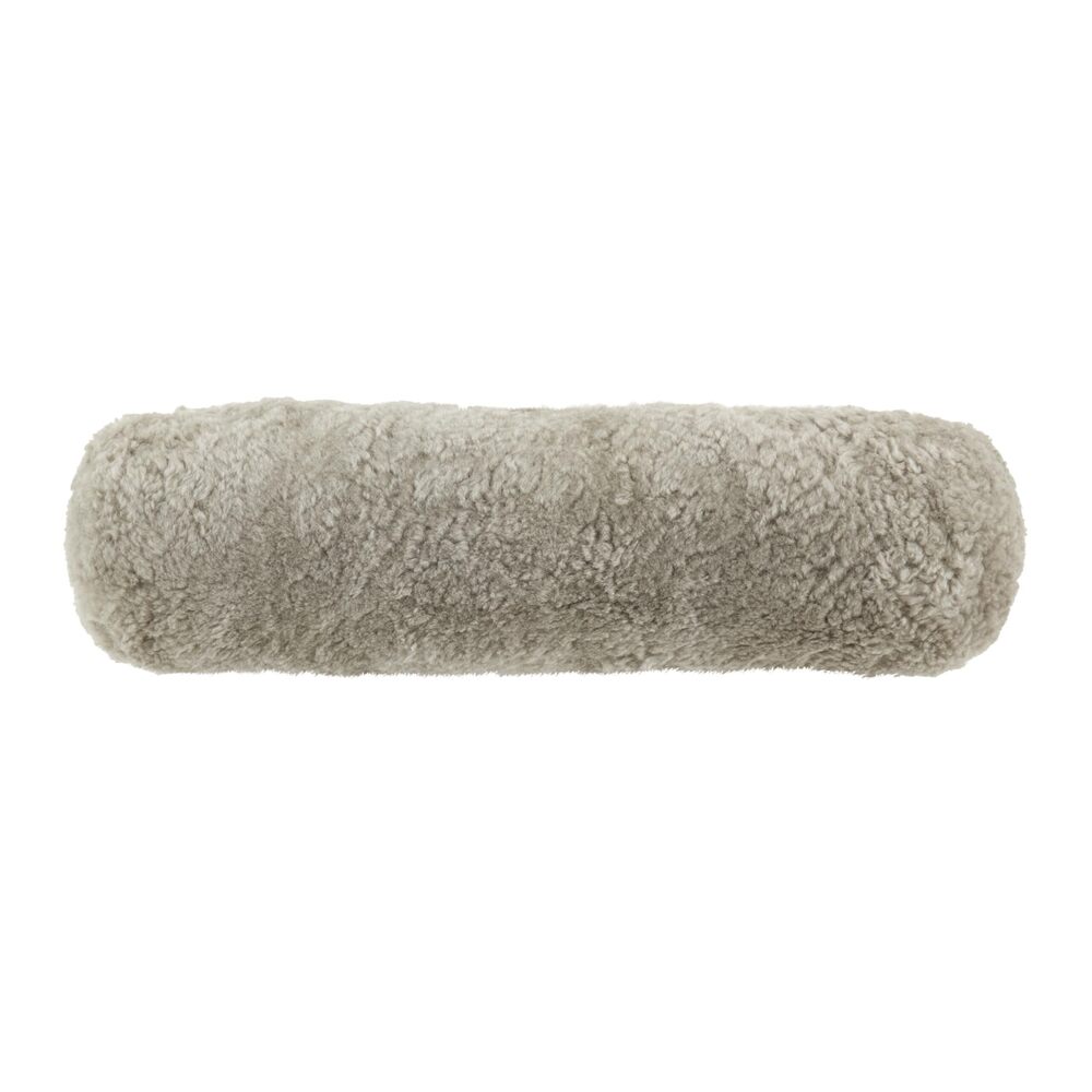 6801 Luxurious New Zealand Sheepskin Bolster Pillow with Soft Poly Fill